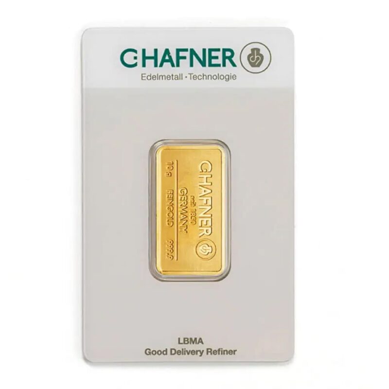 Sztabka złota – C-Hafner – 10 g Sztabka złota – C-Hafner – 10 g