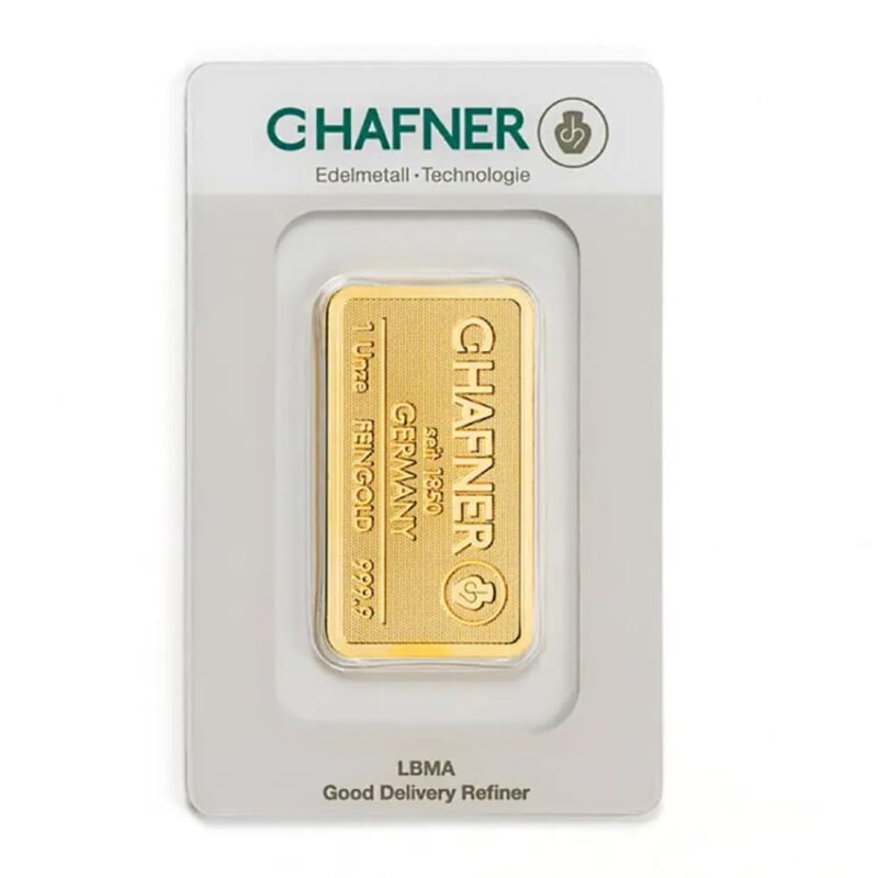 Sztabka złota – C-Hafner – 1 oz Sztabka złota – C-Hafner – 1 oz