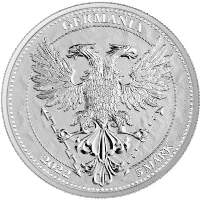 Srebrna moneta Linden Leaf 2022 – Germania Mint – 1 oz Ag 9999 – liść lipy z serii Mythical Forest