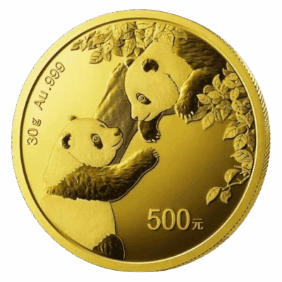 Złota moneta Chińska Panda 30 g 2023 Dwie pandy 500 Yuanów Złote Monety Kraków Starowiślna KupSZTABKI Chinska Panda 2023 1