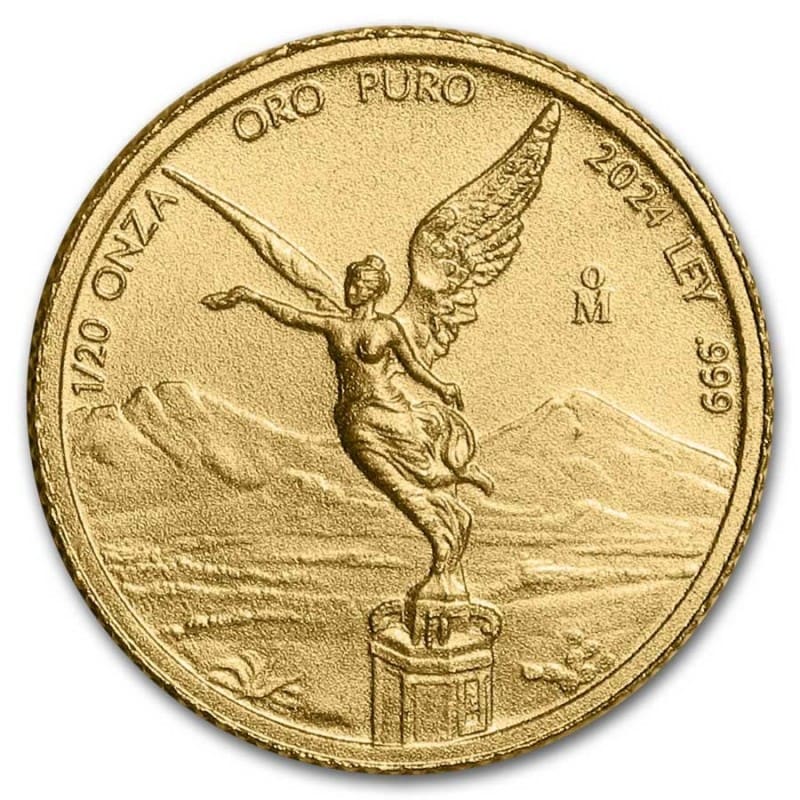 Złota moneta Meksykańska Libertad 1/20 oz 2024 – KupSZTABKI.pl Kraków Starowiślna