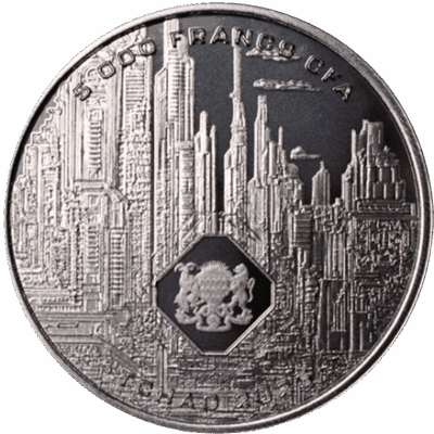 Srebrna moneta Tchad 2025 AI Coin 1 oz Ag999.9 Pressburg Mint KupSZTABKI.pl Kraków Starowiślna