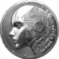 Srebrna moneta Tchad 2025 AI Coin 1 oz Ag999.9 Pressburg Mint KupSZTABKI.pl Kraków Starowiślna