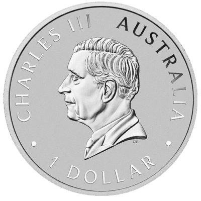 srebrna moneta silver coin Kraków KupSZTABKI australian wedge-tailed eagle 2024 Król Karol Charles III Australia `