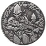 Srebrna moneta Alien 2024 – Samoa – 1 oz Ag 999 – futurystyczny Obcy w stylu sci-fi Mennica Kraków KupSZTABKI