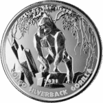 Srebrna moneta Congo Silverback Gorilla 2021 Kraków KupSZTABKI.pl Starowiślna Republique Du Congo 500 Francs CFA