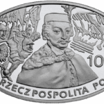 Srebrna moneta Wielkie Bitwy – Kłuszyn 1610 10 zł 2010 – awers i rewers, moneta kolekcjonerska NBP