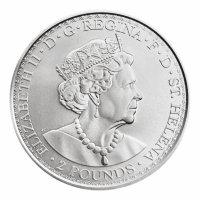 Srebrna moneta Una and The Lion 2022 – 2 oz Ag 999 – St. Helena – księżniczka Una i lew, limitowana edycja
