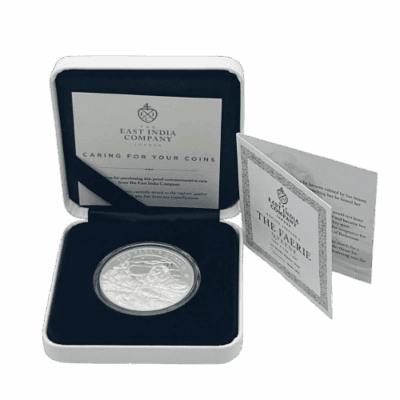 Srebrna moneta Una and The Lion 2023 St. Helena – 1 oz Ag 999 w etui kolekcjonerskim z certyfikatem