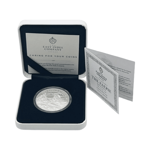Srebrna moneta Una and The Lion 2023 St. Helena – 1 oz Ag 999 w etui kolekcjonerskim z certyfikatem