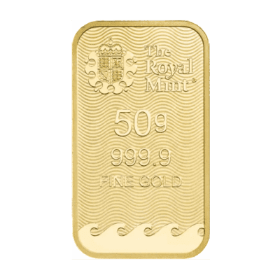 Złota sztabka 50 g The Royal Mint Britannia – KupSZTABKI.pl Kraków Starowiślna