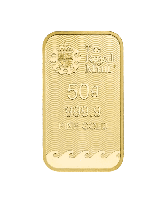 Złota sztabka 50 g The Royal Mint Britannia – KupSZTABKI.pl Kraków Starowiślna