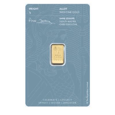 Złota sztabka 1 g The Royal Mint Britannia – KupSZTABKI.pl Kraków Starowiślna