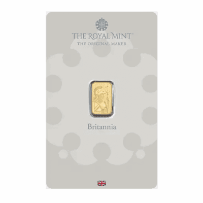 Złota sztabka 1 g The Royal Mint Britannia – KupSZTABKI.pl Kraków Starowiślna