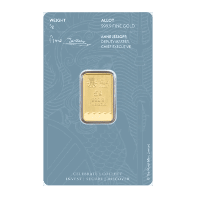 Złota sztabka 5 g The Royal Mint Britannia – KupSZTABKI.pl Kraków Starowiślna