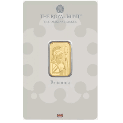 Złota sztabka 5 g The Royal Mint Britannia – KupSZTABKI.pl Kraków Starowiślna