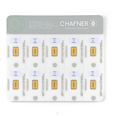 Sztabki złota Kraków Smartpack Czekolada 10 x 2 g Starowiślna KupSZTABKI KRAKÓWgold-bar-au9999-hafner-smartpack-10x2g 2
