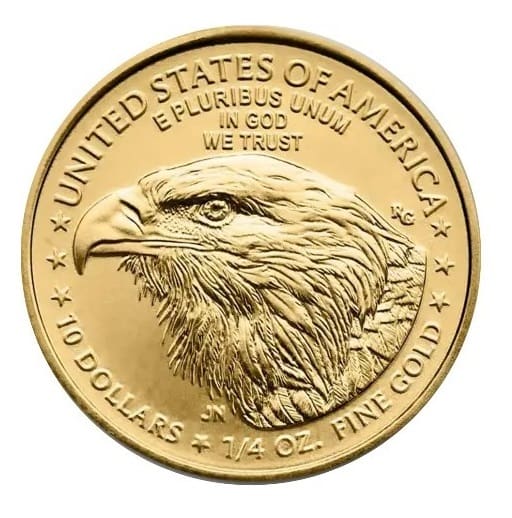Złota moneta Amerykański Orzeł 1/4 oz 2025 – United States Mint