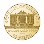 Złota moneta Wiener Philharmoniker 1/10 oz 2025 – Münze Österreich – KupSZTABKI.pl Kraków Starowiślna