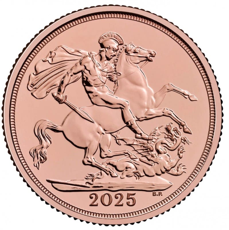 Złota moneta Suveren Kraków KupSZTABKI Starowiślna the-sovereign-2025-gold-bullion-coin-91667-fine-gold 1 Złota moneta The Sovereign 2025 – Royal Mint – KupSZTABKI.pl Kraków Starowiślna