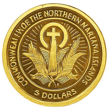 Złota moneta Watykan Papież Jan Paweł II, godło Watykanu, AU 999, 1/25 oz