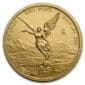 Złota moneta Casa de Moneda de Mexico 1/4 oz, Mexican Libertad 2024, Au 999, przedstawiająca boginię wolności oraz herb Meksyku.