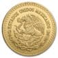 Złota moneta Casa de Moneda de Mexico 1/4 oz, Mexican Libertad 2024, Au 999, przedstawiająca boginię wolności oraz herb Meksyku.