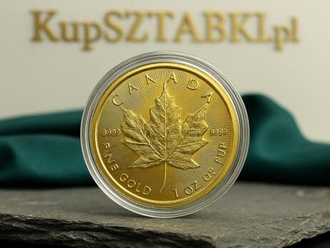 Złota moneta Liść Klonowy Kraków KupSZTABKIpl Starowiślna autentyczność złotych monet jak sprawdzić czy moneta jest złota