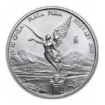 Srebrna moneta Libertad Meksyk 2024 1/10 oz Ag 999 – bogini wolności i orzeł na rewersie