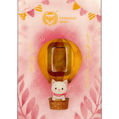 Sztabka złota 1 g Germania Mint New Born Girl Au 999,9